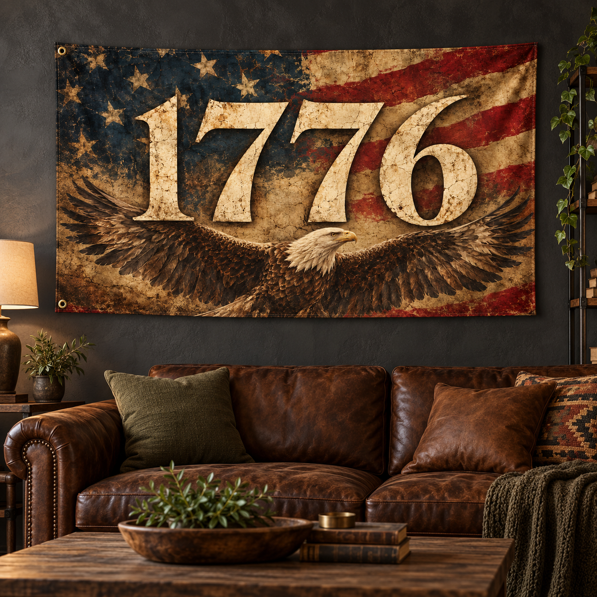 1776 Heritage Banner — lifestyle room view
