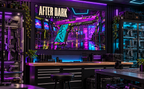 After Dark Arcade Banner in a premium neon loadout room