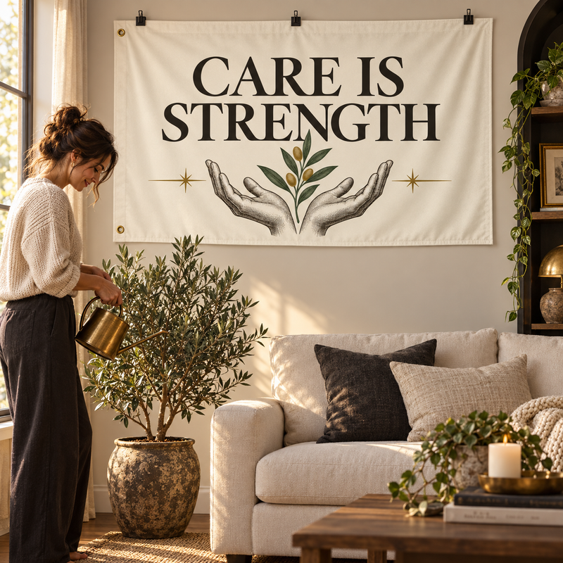 Care Is Strength Banner