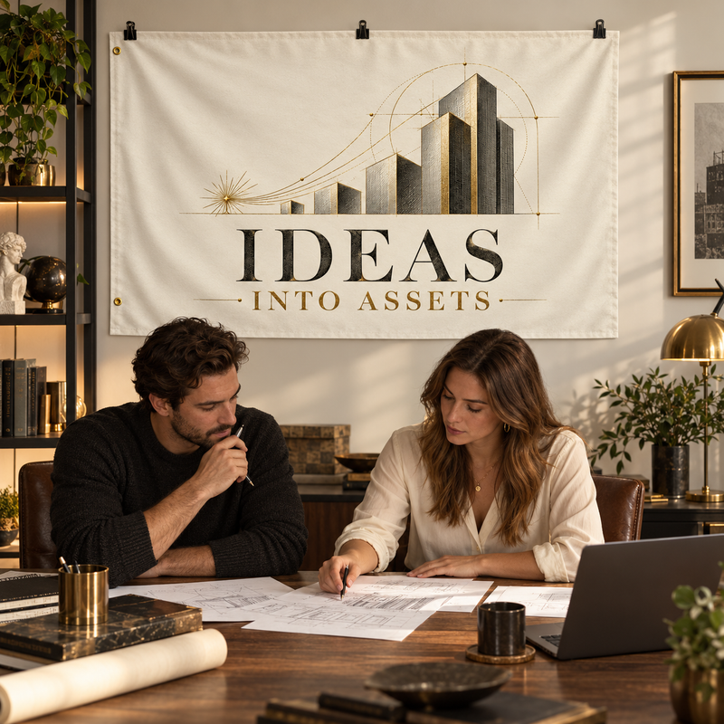 Ideas Into Assets Banner