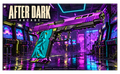 After Dark Arcade Banner — isolated fabric banner, transparent background