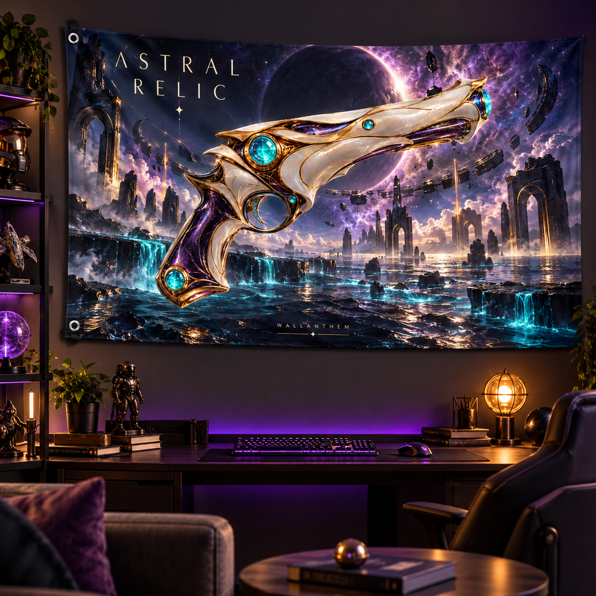 Astral Relic Banner — lifestyle view