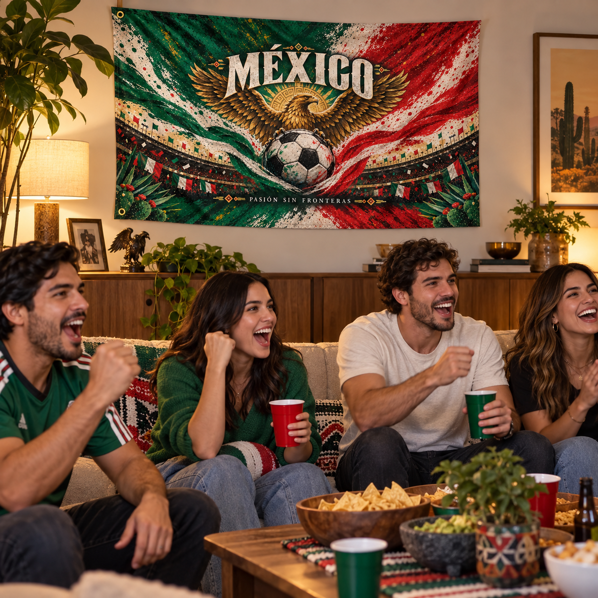 Illustrative lifestyle mockup of Mexico — Pasión Sin Fronteras Banner