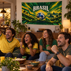 Illustrative lifestyle mockup of Brazil — Ritmo do Jogo Banner