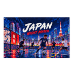 Japan / Night Match Banner isolated on a transparent background