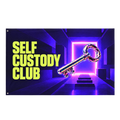 Self Custody Club Banner isolated on a transparent background