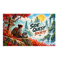 Side Quest Society Banner isolated on a transparent background