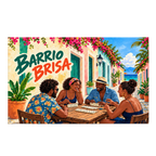 Barrio Brisa Banner isolated on a transparent background