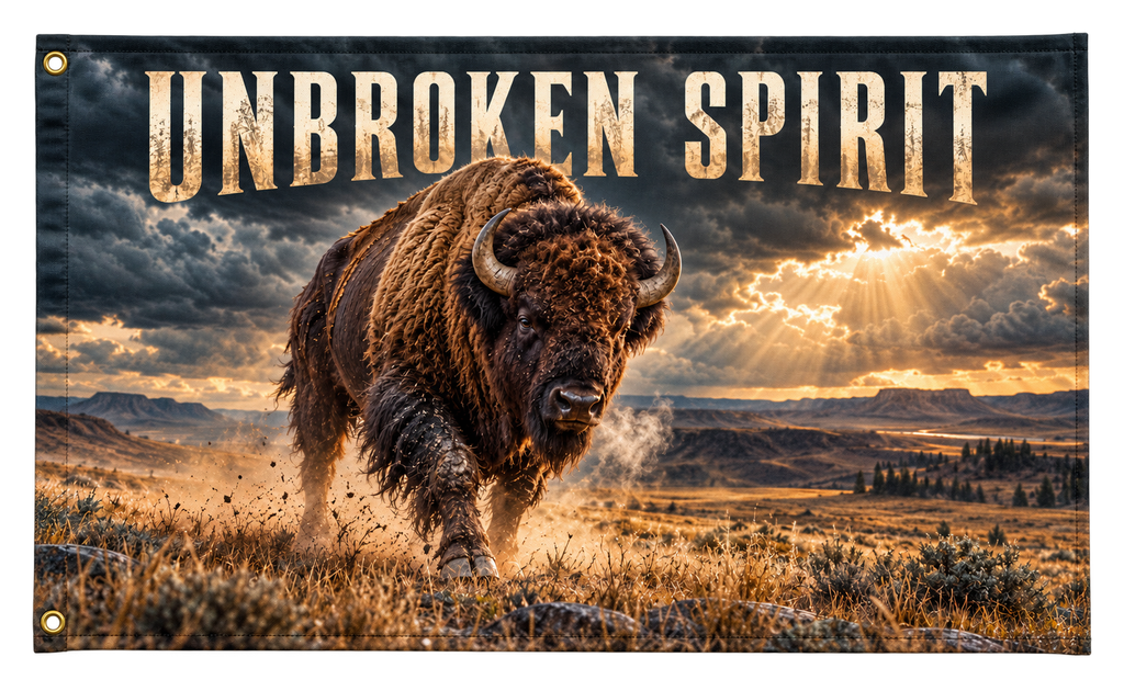 Unbroken Spirit Banner — product view