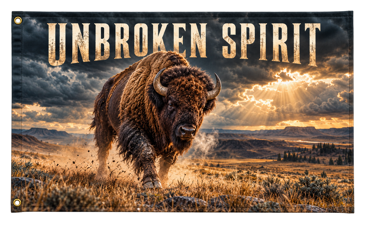 Unbroken Spirit Banner — product view