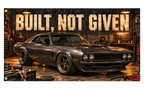 Built, Not Given Banner — product view