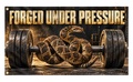Forged Under Pressure Banner — product view