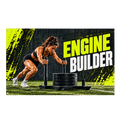 Engine Builder Banner isolated on a transparent background